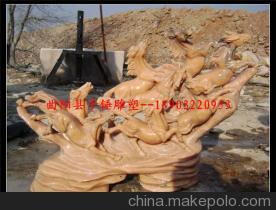 【手工石雕青石、石刻奔馬廠家特價】價格,廠家,圖片,石膏、石料工藝品,曲陽縣義興雕刻工藝品銷售部-
